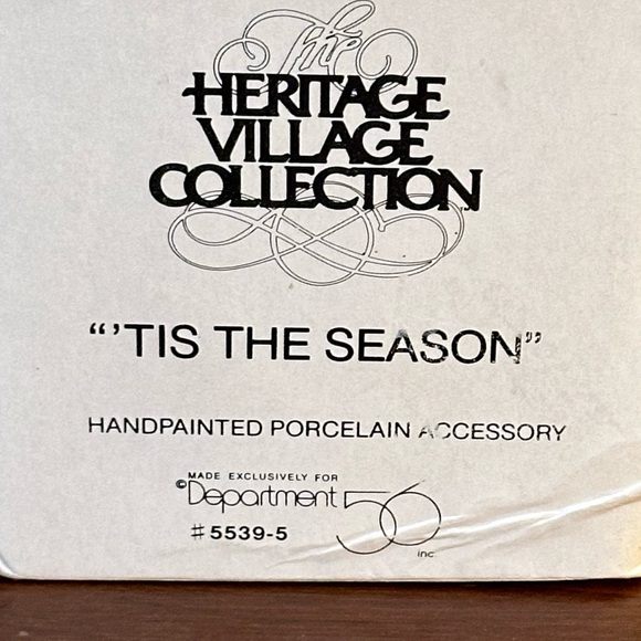 ๐๐HP๐Department 56 "Tis The Season" Heritage Village Bell Ringing Santa - Picture 2 of 10